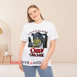 Vintage Ozzy Osbourne Anthrax No Rest For The Wicked White T shirt