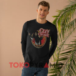 Vintage Ozzy Osbourne Diary Of A Madman 1982 Shirt 4 Vintage Ozzy Osbourne Diary Of A Madman 1982 Black Long sleeved