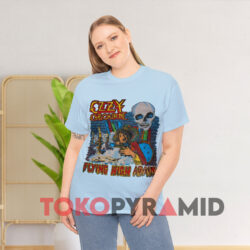 Vintage Ozzy Osbourne Flying High Again Shirt 3 Vintage Ozzy Osbourne Flying High Again Blue T shirt