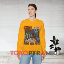 Vintage Ozzy Osbourne Flying High Again Yellow Sweatshirt