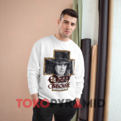 Vintage Ozzy Osbourne No Rest For The Wicked White Sweatshirt