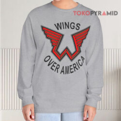 Vintage Paul McCartney 1976 Wings Over America Shirt 3 Vintage Paul Mccartney 1976 Wings Over America Long sleeved