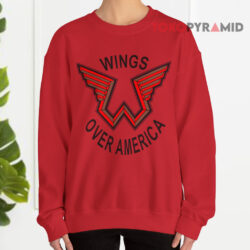 Vintage Paul McCartney 1976 Wings Over America Shirt 2 Vintage Paul Mccartney 1976 Wings Over America Sweatshirt