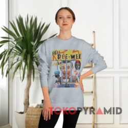 Vintage Paul Reubens Pee-wee's Playhouse Free Pee-wee T-shirt 3 Vintage Paul Reubens Free Pee Wee Herman T shirt Grey Sweatshirt
