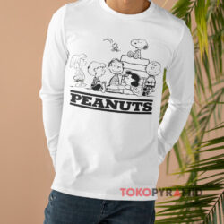 Vintage Peanut Cartoon Shirt 4 Vintage Peanut Cartoon Long sleeved