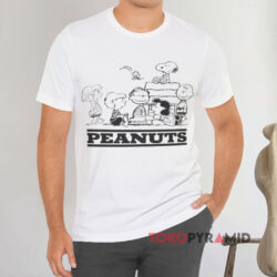 Vintage Peanut Cartoon White T shirt