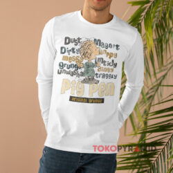 Vintage Peanuts Pig Pen Original Grunge Long sleeved