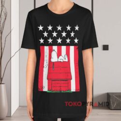 Vintage Peanuts Snoopy Americana Black T shirt
