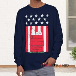 Vintage Peanuts Snoopy Americana Navy Long sleeved