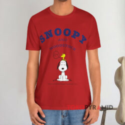 Vintage Peanuts Snoopy And Woodstock Shirt 4 Vintage Peanuts Snoopy And Woodstock Red T shirt