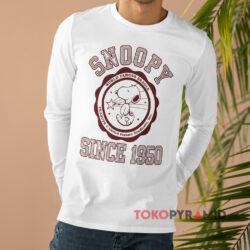 Vintage Peanuts Snoopy Big Logo Since 1950 Shirt 4 Vintage Peanuts Snoopy Big Logo Since 1950 Long sleeved