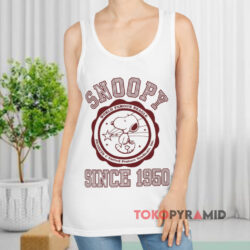 Vintage Peanuts Snoopy Big Logo Since 1950 Shirt 2 Vintage Peanuts Snoopy Big Logo Since 1950 Tank Top