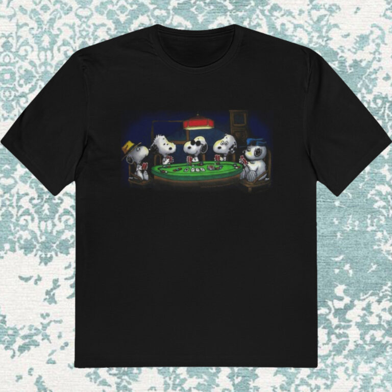 Snoopy Poker Game T-shirt