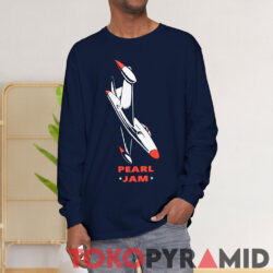Vintage Pearl Jam Black Box Jet Airplane 2-sided Shirt 6 Vintage Pearl Jam Black Box Jet Airplane 2 sided Long Sleeve