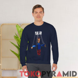 Vintage Pearl Jam Freak Shallow Puppet Tour 2 sided Front Sweatshirt