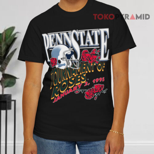 Vintage Penn State Tournament Of Rose 1995 Black T shirt Vintage Penn State Tournament Of Rose 1995 Black T shirt