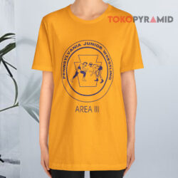 Vintage Pennsylvania Junior Wrestling Area Iii Yellow T shirt
