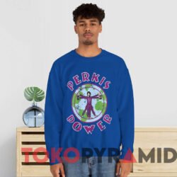 Vintage Perkis Power T-shirt 2 Vintage Perkis Power T shirt Blue Sweatshirt
