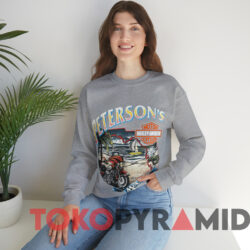 Vintage Peterson's Harley-Davidson Miami Florida T-shirt 4 Vintage Peterson's Harley Davidson Miami Florida T shirt Grey Sweatshirt
