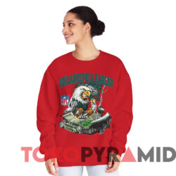 Vintage Philadelphia Eagles Lincoln Financial Field T-Shirt 3 Vintage Philadelphia Eagles Lincoln Financial Field T shirt Red Sweatshirt