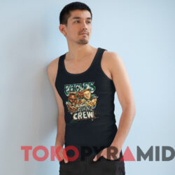 Vintage Philadelphia Eagles Wrecking Crew Caricature T-shirt 4 Vintage Philadelphia Eagles Wrecking Crew Caricature T shirt Black TankTop