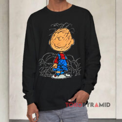 Vintage Pig Pen Peanuts Shirt 4 Vintage Pig Pen Peanuts Black Long sleeved