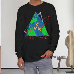 Vintage Pink Floyd 1988 World Tour Shirt Double Sided 3 Vintage Pink Floyd 1988 World Tour Black Long sleeved Front