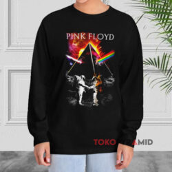 Vintage Pink Floyd Bright Side Of The Moon Shirt 4 Vintage Pink Floyd Bright Side Of The Moon Black Long sleeved