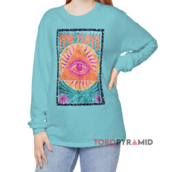 Vintage Pink Floyd Eye Blue Long sleeved