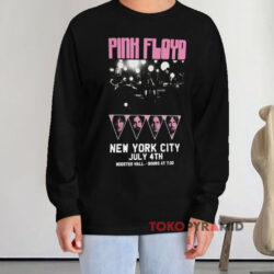 Vintage Pink Floyd New York City July 4th Black Long sleeved