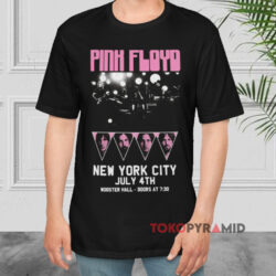 Vintage Pink Floyd New York City July 4th Black T shirt