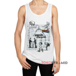 Vintage Pink Floyd Sketch Shirt 2 Vintage Pink Floyd Sketch White Tank Top