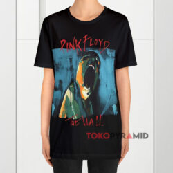 Vintage Pink Floyd The Wall Scream Black T shirt