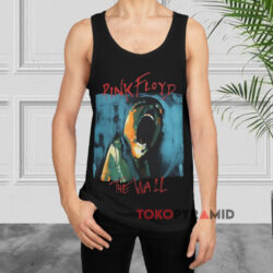 Vintage Pink Floyd The Wall Scream Shirt 2 Vintage Pink Floyd The Wall Scream Black Tank Top