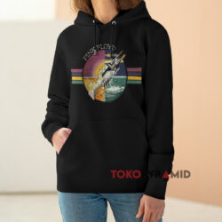 Vintage Pink Floyd Welcome To The Machine Black Hoodie