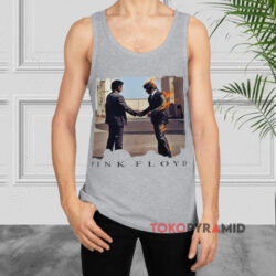 Vintage Pink Floyd Wish You Were Here Album Grey Tank Top