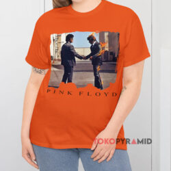 Vintage Pink Floyd Wish You Were Here Album Orange T shirt