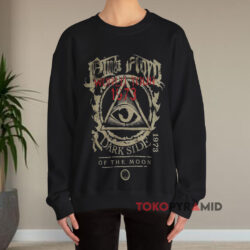 Vintage Pink Floyd World Tour 1973 Shirt Dark Side Of The Moon 3 Vintage Pink Floyd World Tour 1973 Shirt Dark Side Of The Moon Black Sweatshirt