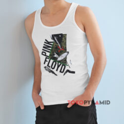 Vintage Pink Floyd World Tour 1987 White Tank Top