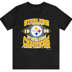 Vintage Pittsburgh Steelers 1995 AFC Central Division T-shirt 5 Vintage Pittsburgh Steelers 1995 Afc Central Division T shirt