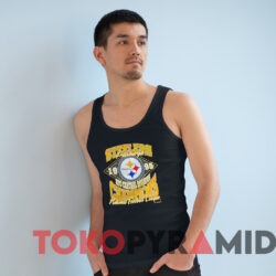 Vintage Pittsburgh Steelers 1995 AFC Central Division T-shirt 4 Vintage Pittsburgh Steelers 1995 Afc Central Division T shirt Black TankTop