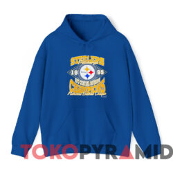 Vintage Pittsburgh Steelers 1995 AFC Central Division T-shirt 2 Vintage Pittsburgh Steelers 1995 Afc Central Division T shirt Blue Hoodie