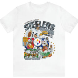 Vintage Pittsburgh Steelers Men Of Steel Neil O'Donnell T-shirt 5 Vintage Pittsburgh Steelers Men Of Steel Neil Odonnell T shirt