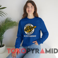 Vintage Pittsburgh Steelers One For The Thumb In 81 T-Shirt 2 Vintage Pittsburgh Steelers One For The Thumb In 81 T shirt Blue Sweatshirt