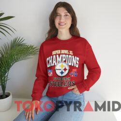 Vintage Pittsburgh Steelers Super Bowl XL Champions T-Shirt 3 Vintage Pittsburgh Steelers Super Bowl Xl Champions T shirt Red Sweatshirt
