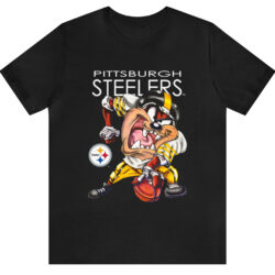 Vintage Pittsburgh Steelers Taz Looney Tunes T-Shirt 5 Vintage Pittsburgh Steelers Taz Looney Tunes T shirt