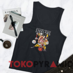 Vintage Pittsburgh Steelers Taz Looney Tunes T-Shirt 3 Vintage Pittsburgh Steelers Taz Looney Tunes T shirt Black TankTop