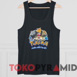 Vintage Pokemon Gotta Catch 'Em All T-shirt 4 Vintage Pokemon Gotta Catch 'em All T shirt Black TankTop