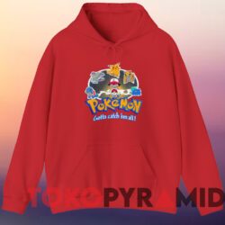 Vintage Pokemon Gotta Catch 'Em All T-shirt 3 Vintage Pokemon Gotta Catch 'em All T shirt Red Hoodie