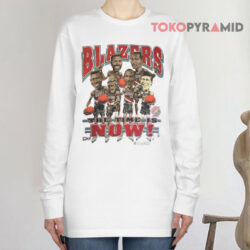 Vintage Portland Blazers 1992 Caricature Long sleeved